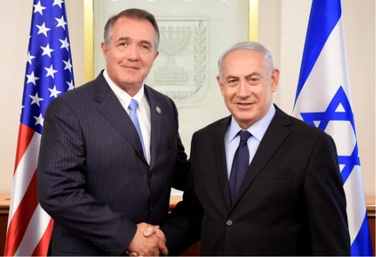 Trent Franks with Netanyahu